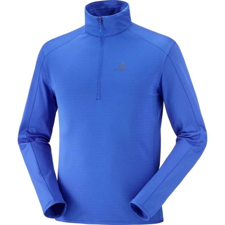 Blue Salomon Essential Lightwarm Half Zip Men's Sweatshirt | IE ZE8236